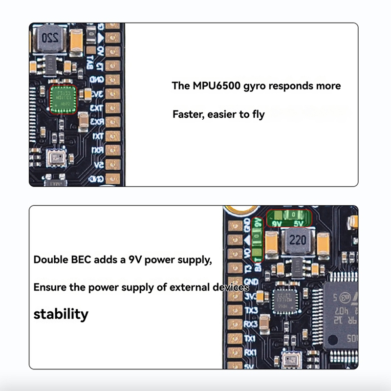 F405 Flight Controller - Échelle 80A + F405/F722 pour Drone