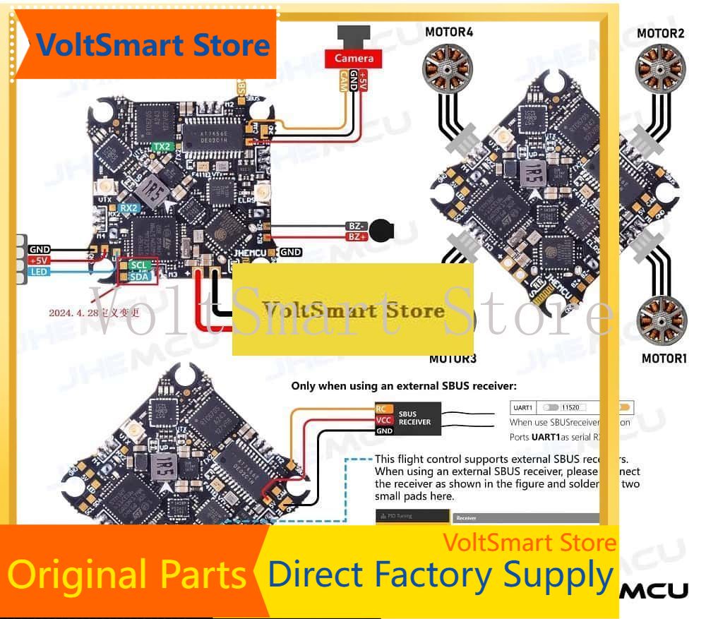Betaflight Fc - Contrôleur de vol VoltSJHEMCU G474ELVTX F411