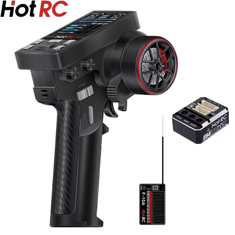 Radio Transmitter 2.4Ghz - Émetteur RC HotRC CT-10B 10 canaux
