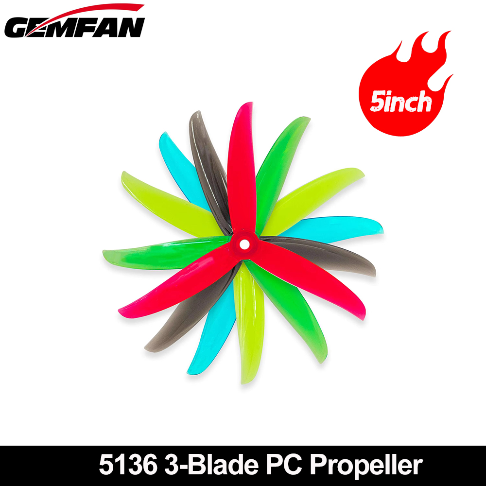 5 Inch Propeller - Gemfan VANOVER 5136 hélice PC 3