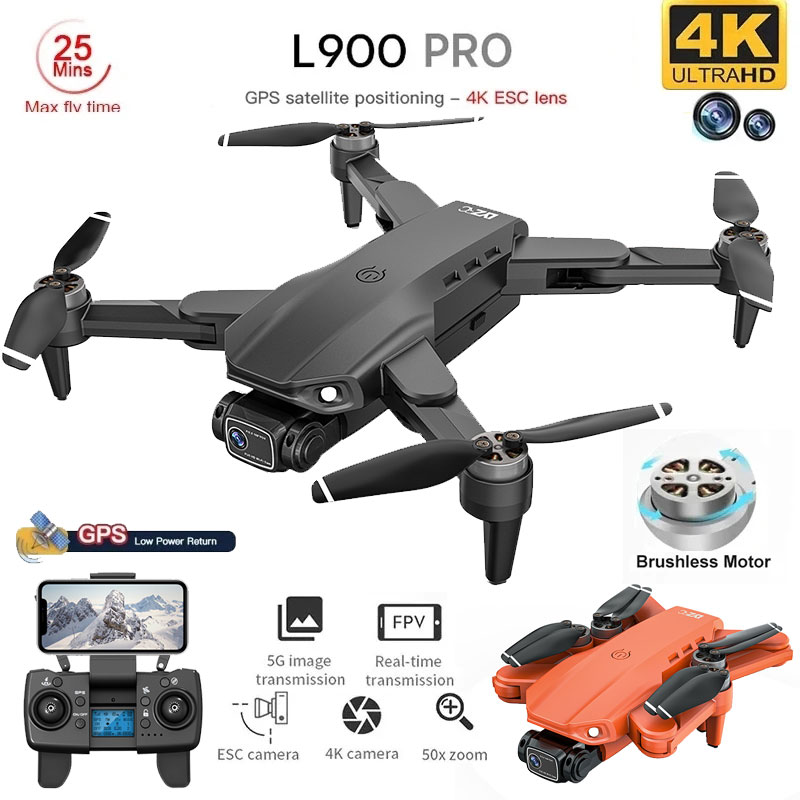 Brushed Drone Motor - L900 Pro GPS Drone 4K professionnel