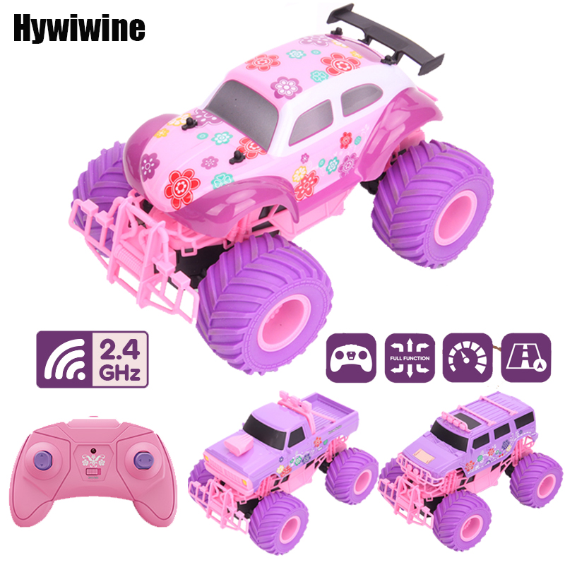 Balance Charger Rc - Voiture électrique RC rose, grande roue