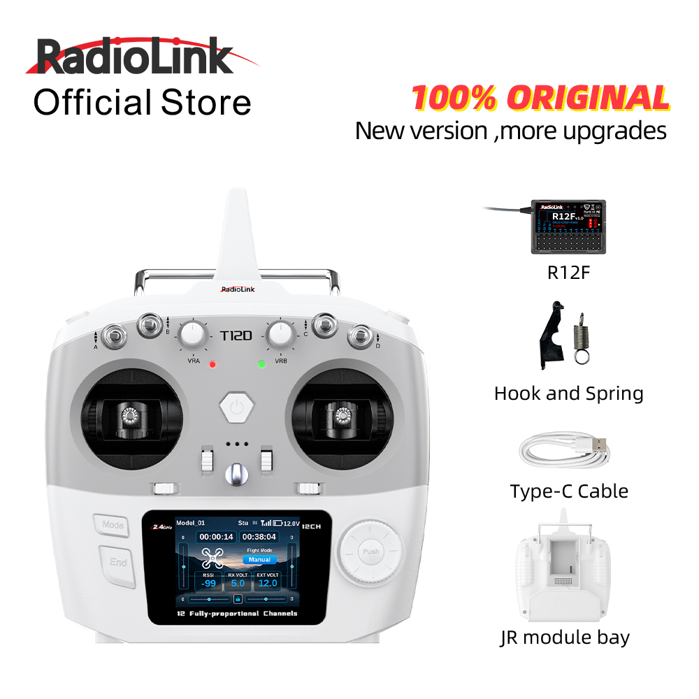 Radio Transmitter 2.4Ghz - Module RadioLink T12D JR 12CH 2.4GHz
