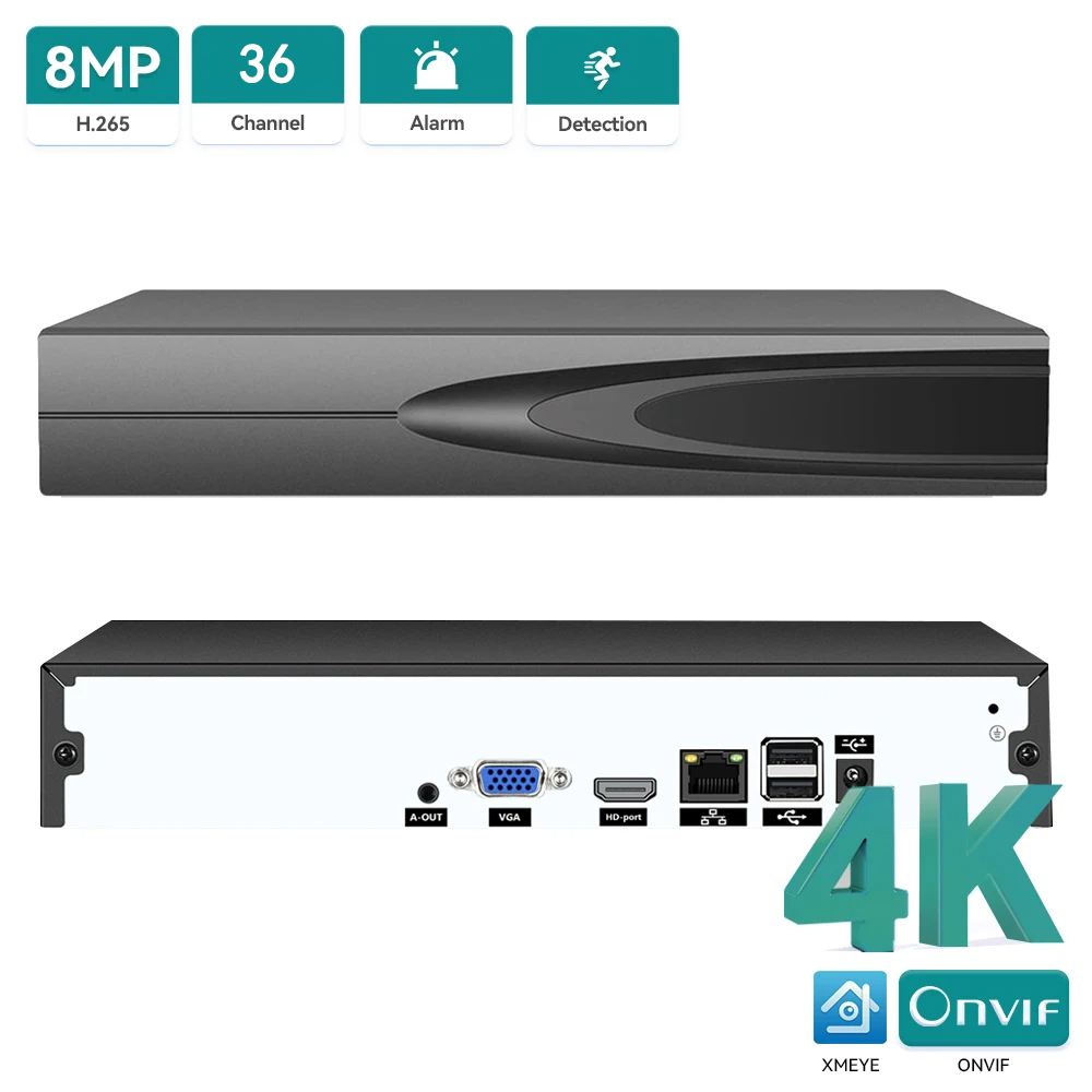 Hd Zero Camera - Enregistreur vidéo réseau 4K ONVIF CCTV