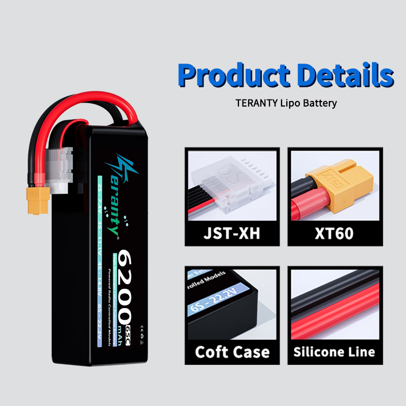 Batterie Lipo TERANTY 6S 6200m - Lipo Battery 6S avis et prix