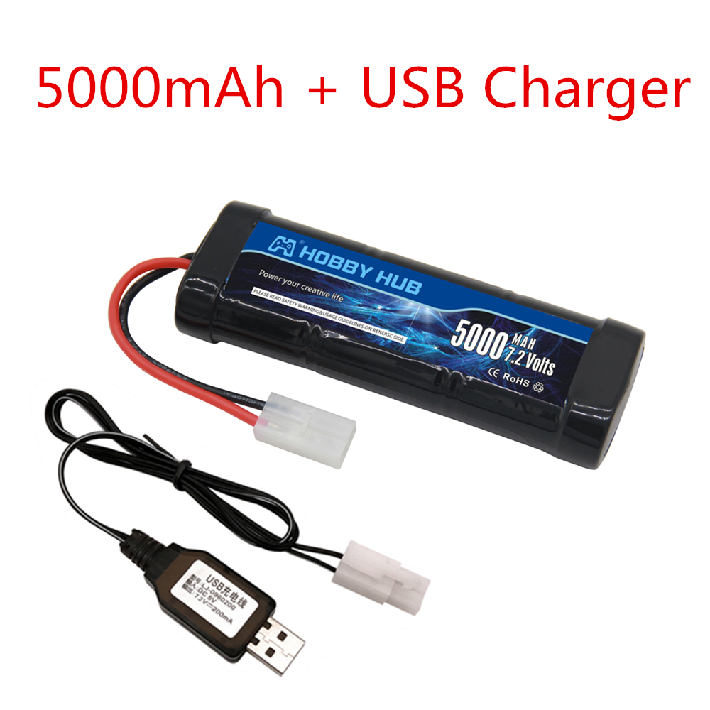 Batterie Ni-MH 7.2V 5000mAh av - Balance Charger Rc avis et prix