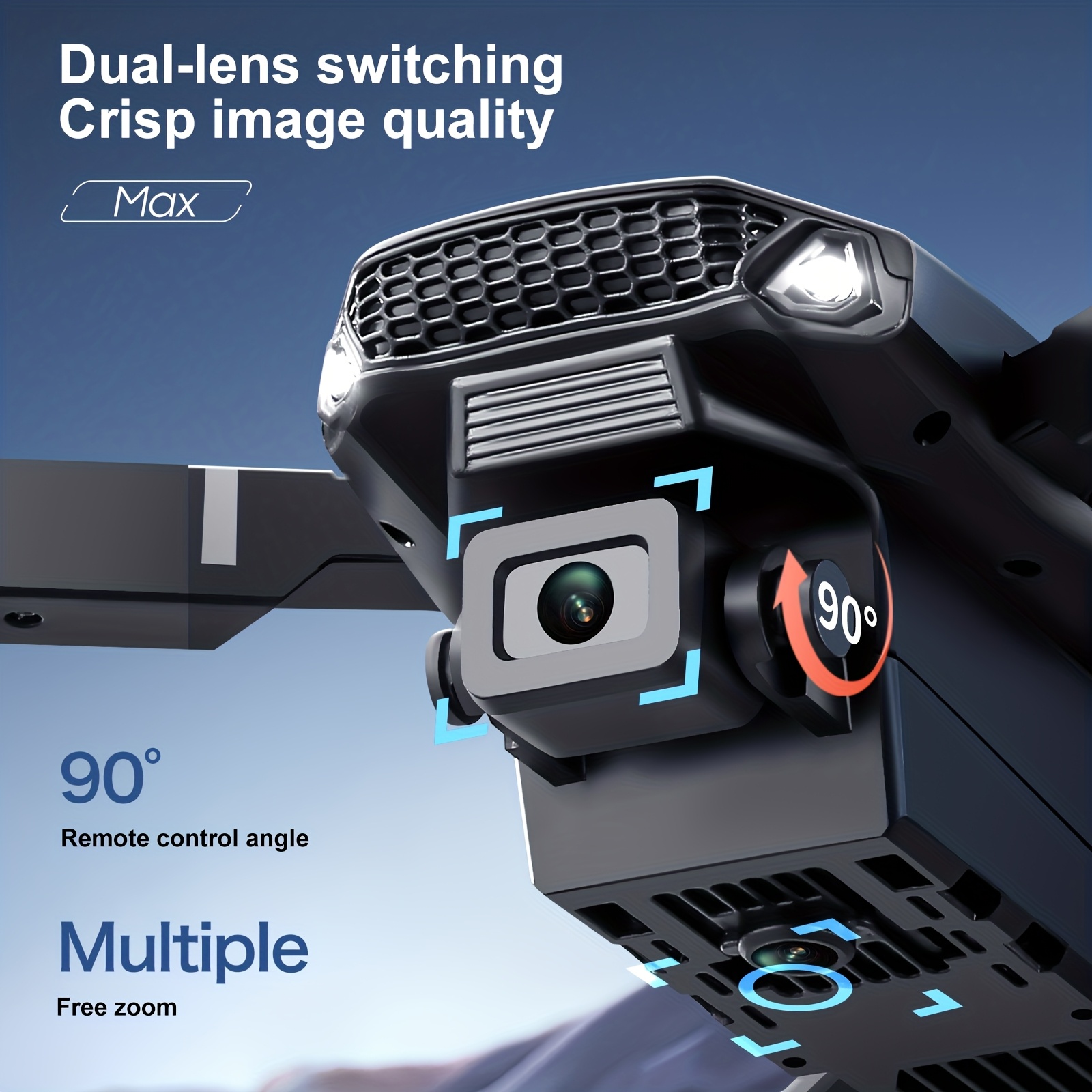 Drone pliable E88 PRO MAX amél - Brushed Drone Motor avis et prix