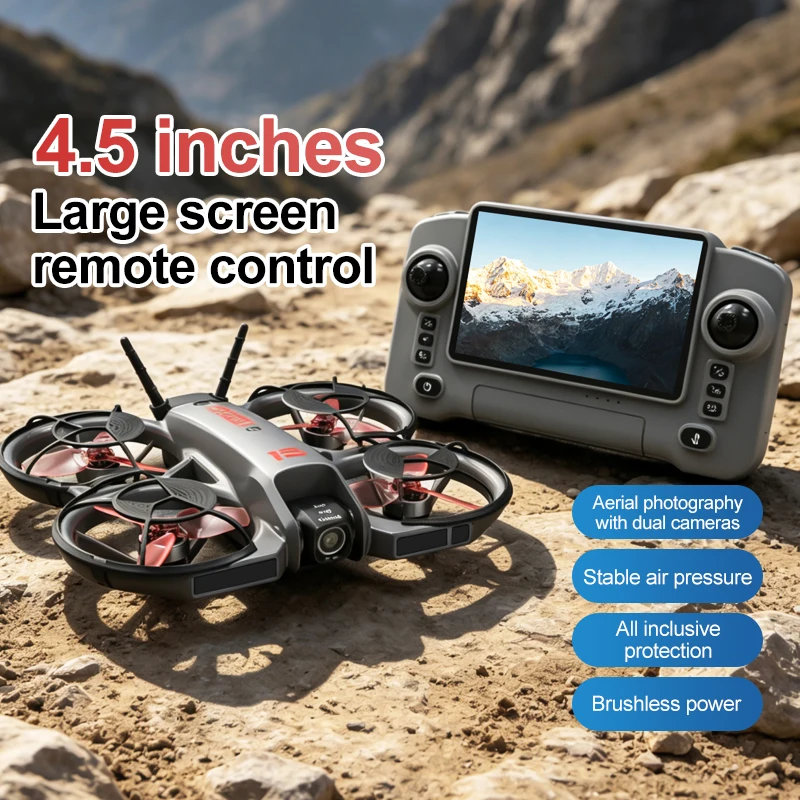 Nouveau drone FPV M15 2026 ave - Brushed Drone Motor avis et prix