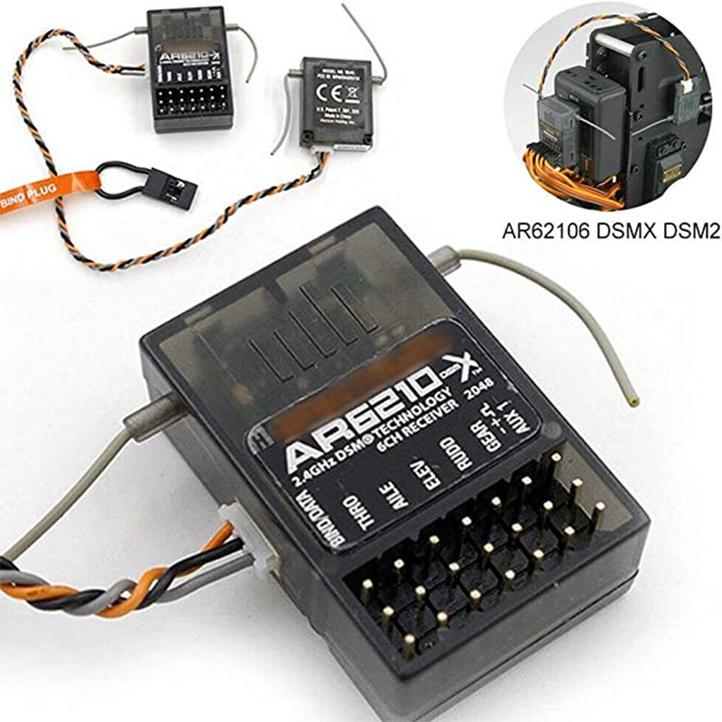 Récepteur DSMX DSM2 AR6210 6CH - Radio Transmitter 2.4Ghz avis et prix