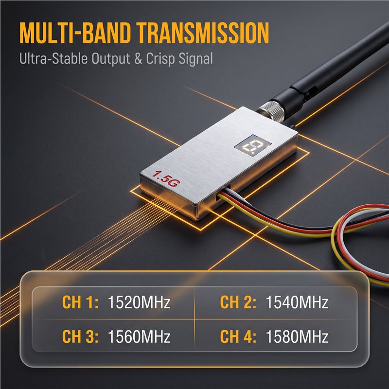 MACH-1.5G 2W FPV VTX + antenne - Drone Antenna avis et prix
