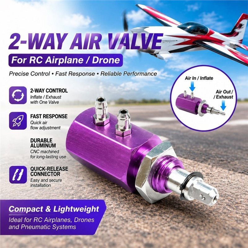 Valve pneumatique à double voi - Rc Drone avis et prix
