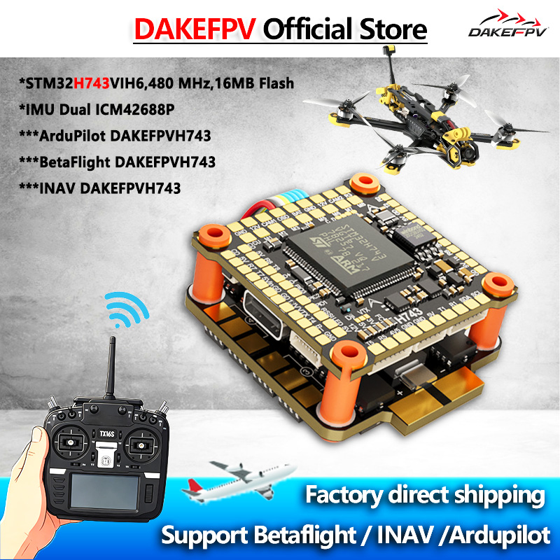 DAKEFPV H743 FC 6S 55A 8S 70A  - Betaflight Fc avis et prix