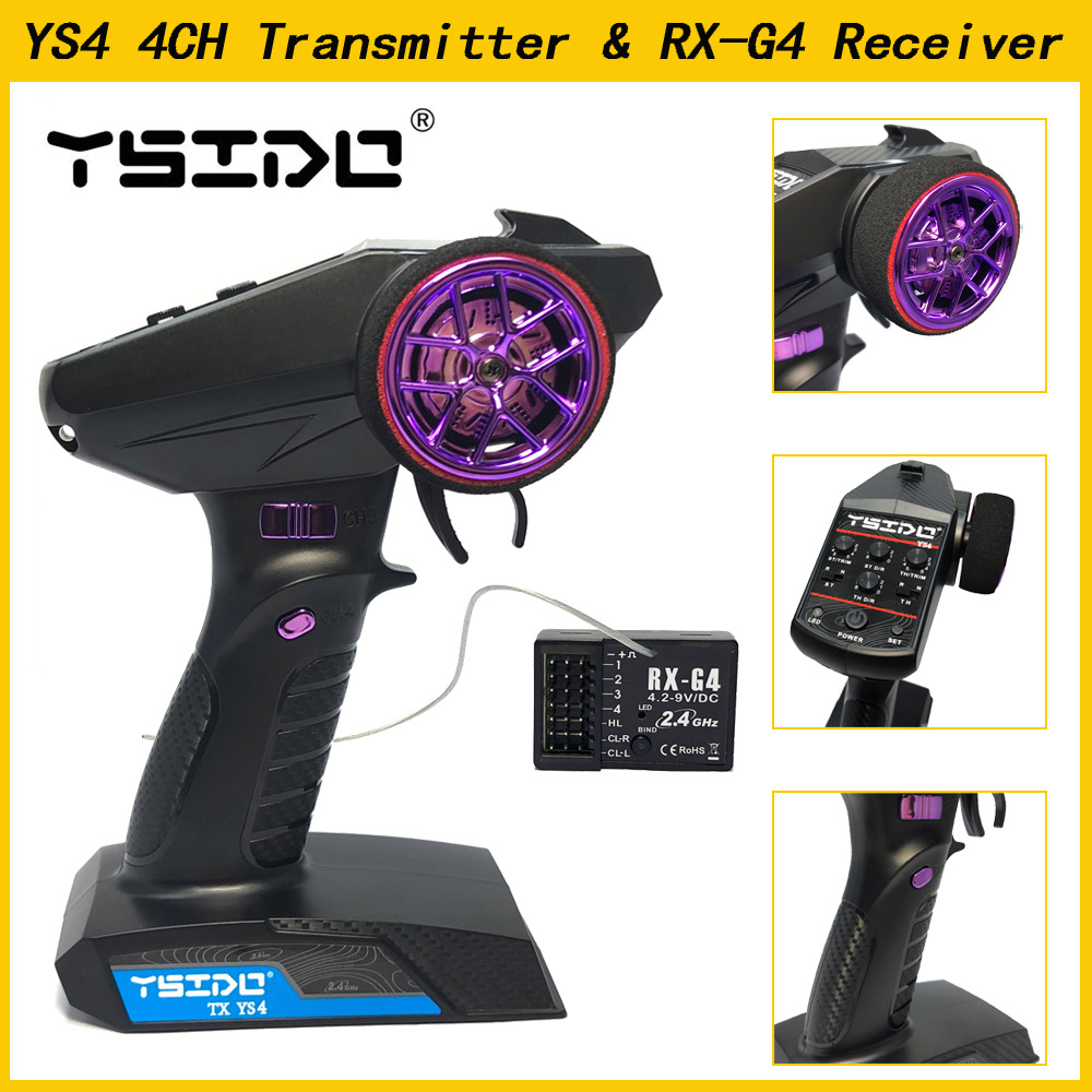 YSIDO YS4 2.4GHz 4CH Système R - Radio Transmitter 2.4Ghz avis et prix