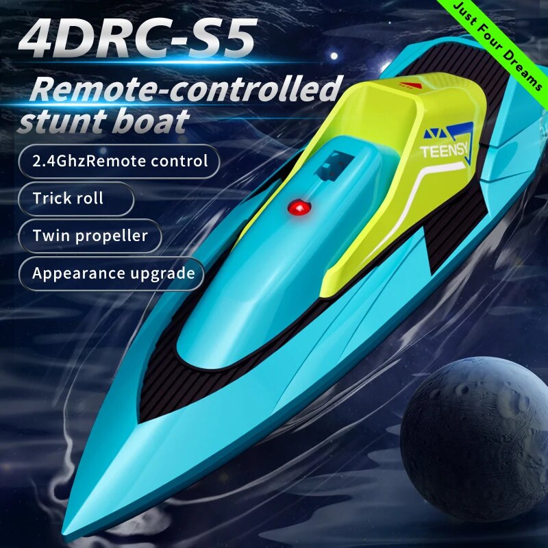 Mini bateau RC 2.4G, 10 km/h,  - Radio Transmitter 2.4Ghz avis et prix