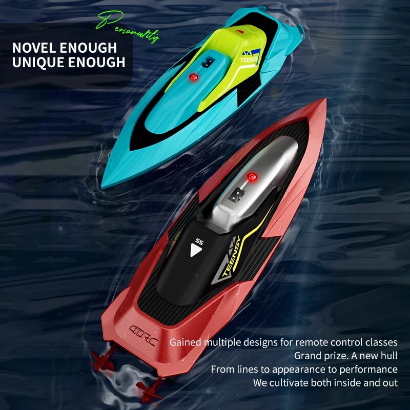 Mini bateau RC 2.4G, 10 km/h,  - Radio Transmitter 2.4Ghz avis et prix