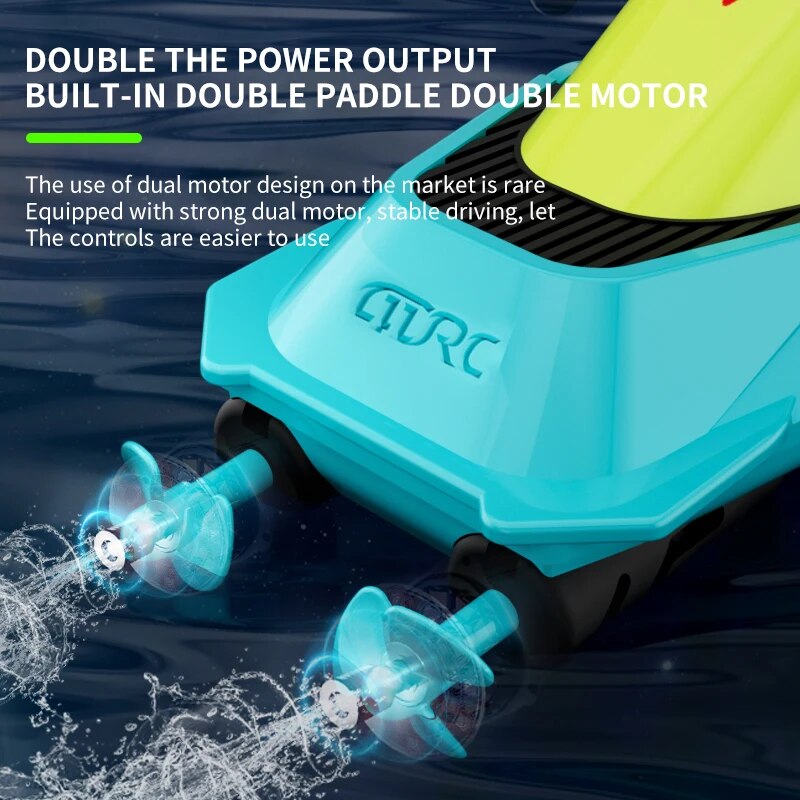 Mini bateau RC 2.4G, 10 km/h,  - Radio Transmitter 2.4Ghz avis et prix