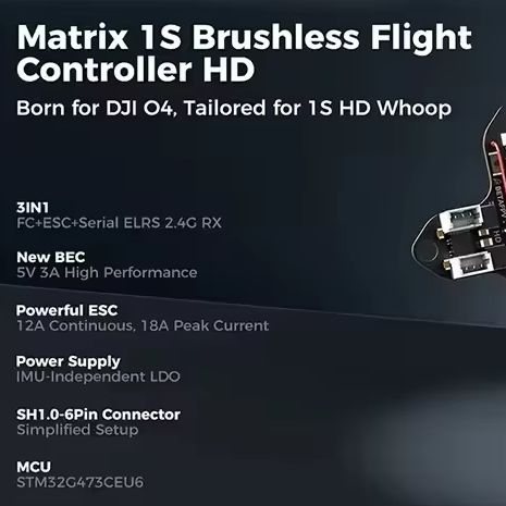 BETAFPV Matrix 1S 3IN1 HD V1.0 - Betaflight Fc avis et prix