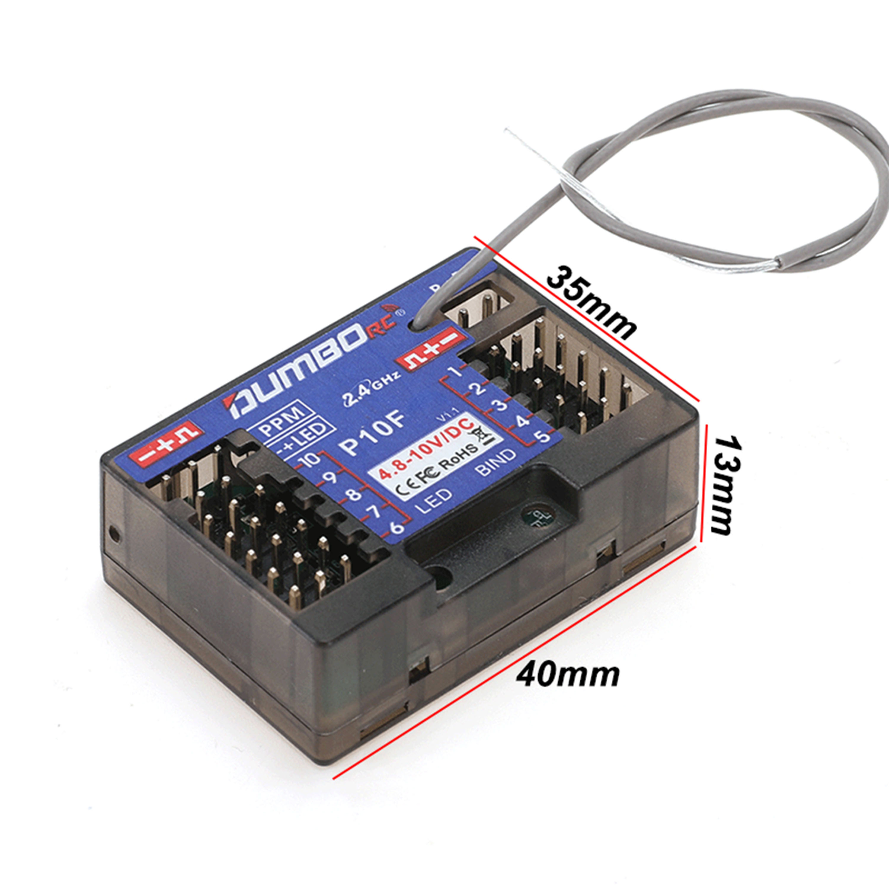 DUMBORC P10F P10FG 10CH 2.4GHz - Radio Transmitter 2.4Ghz avis et prix