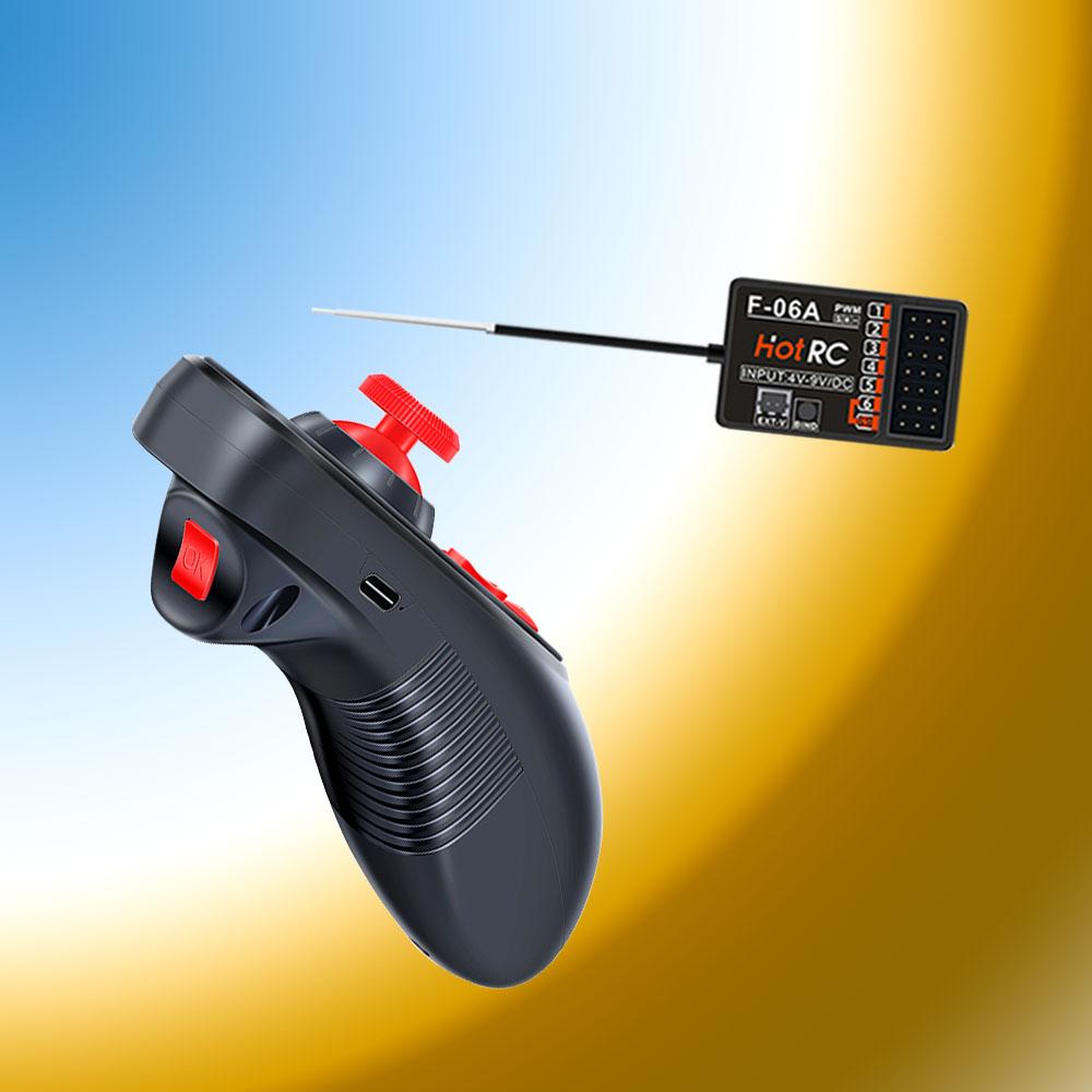 HOTRC DS-600 2.4GHz 6CH systèm - Radio Transmitter 2.4Ghz avis et prix