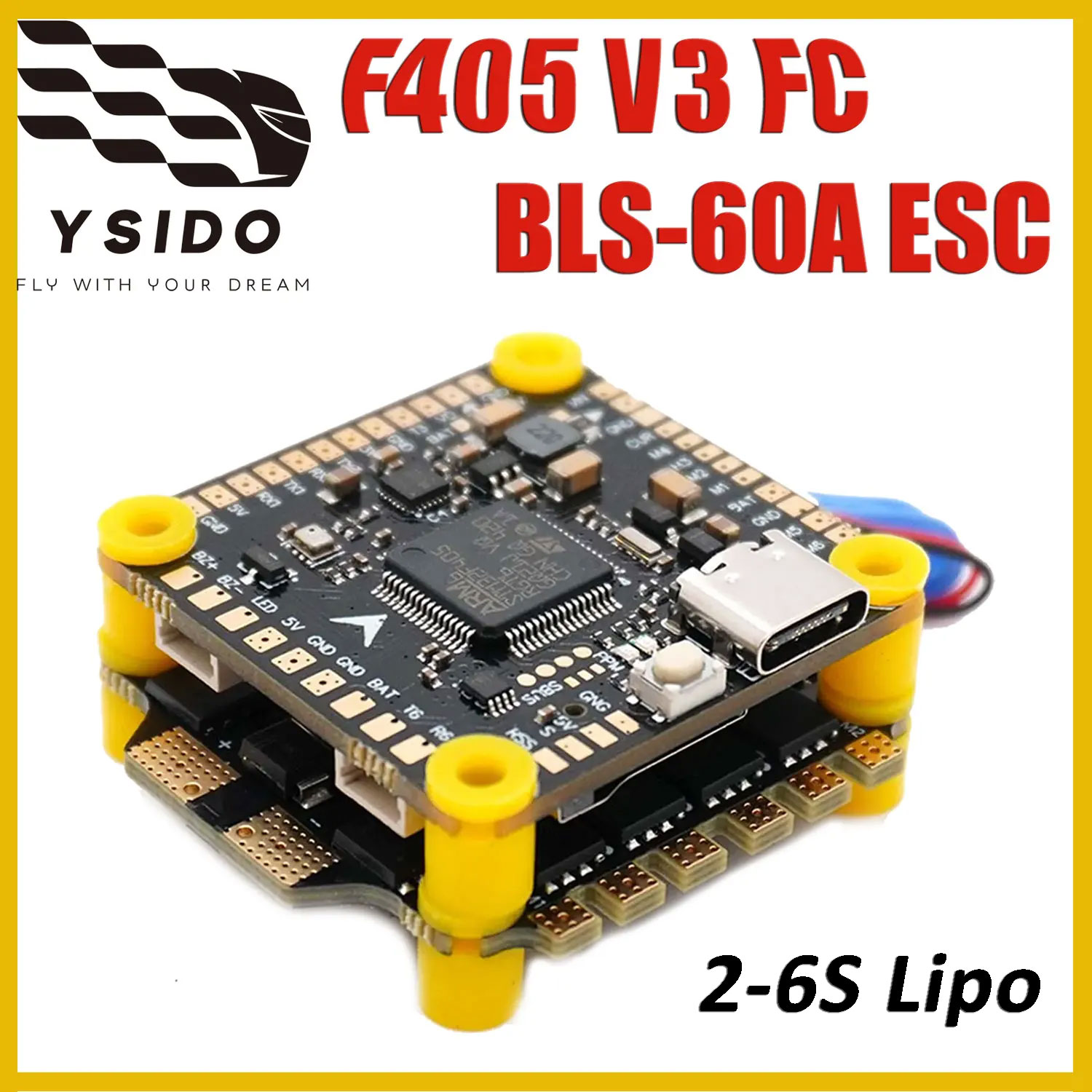 Contrôleur de vol YSIDO F405 V - F405 Flight Controller avis et prix