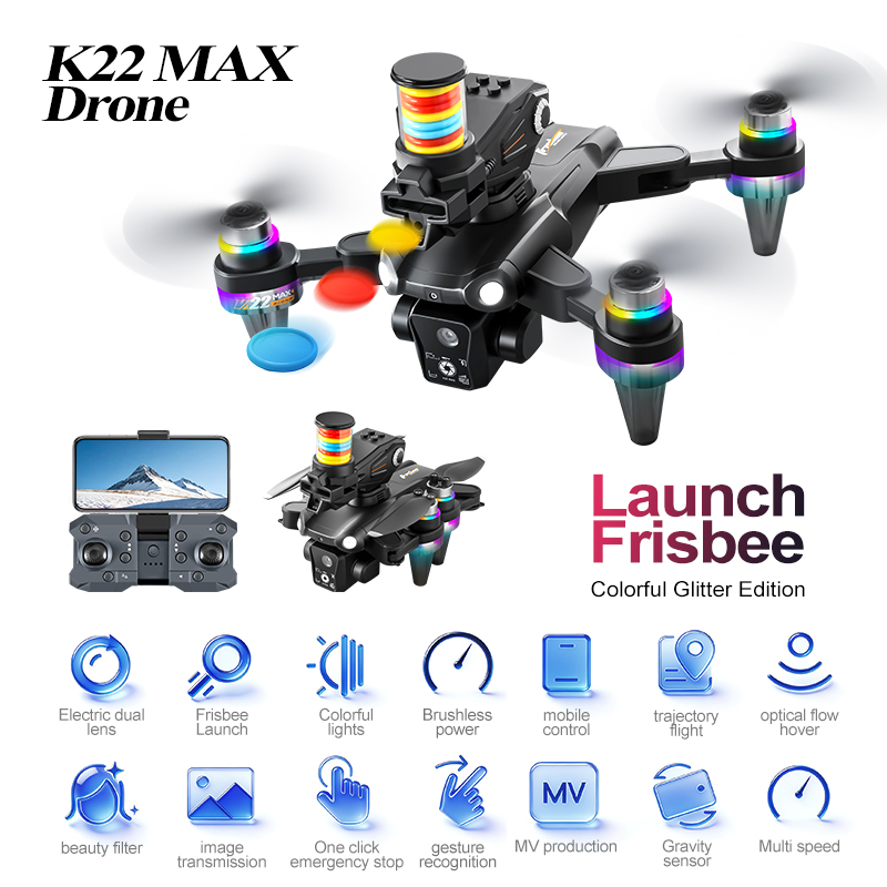 JCMO K22 MAX Drone lanceur de  - Brushed Drone Motor avis et prix